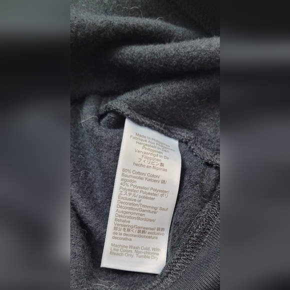 J. Crew Wide Button-collar Pullover Sweatshirt - Picture 5 of 5